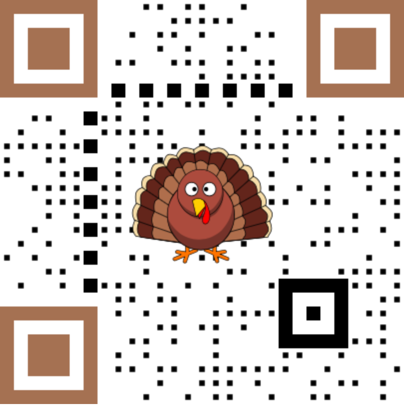 Link to generate Thanksgiving QR Code